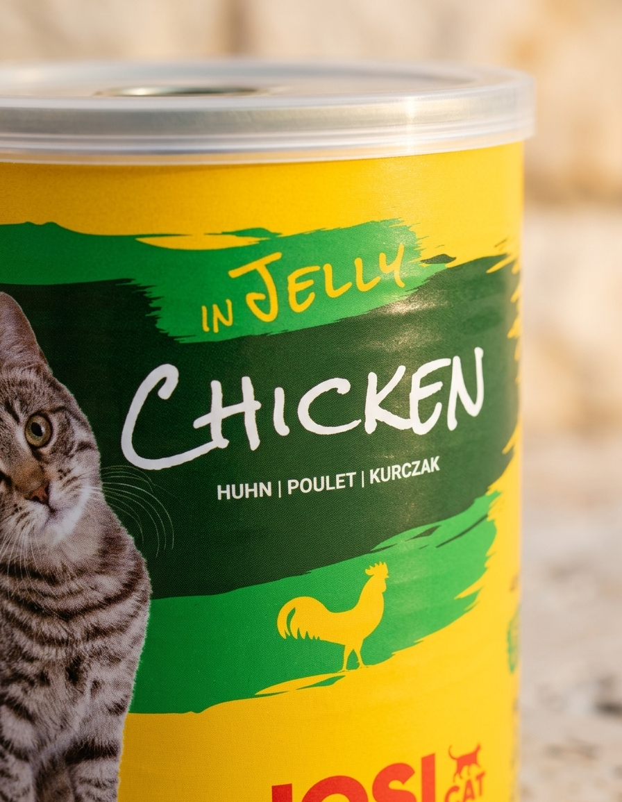 کنسرو گربه جوسی با طعم مرغ در ژله | Josi Chicken in Jelly Can